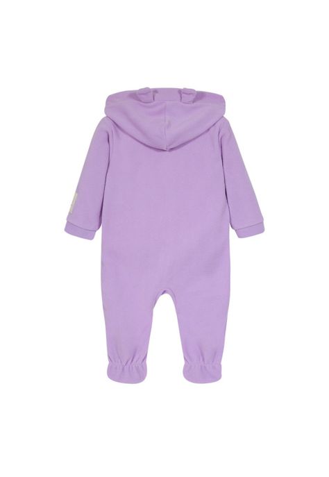 Pijama Bebé Niña Entero c/Gorro Polar Sustentable Lila H2O Wear-1