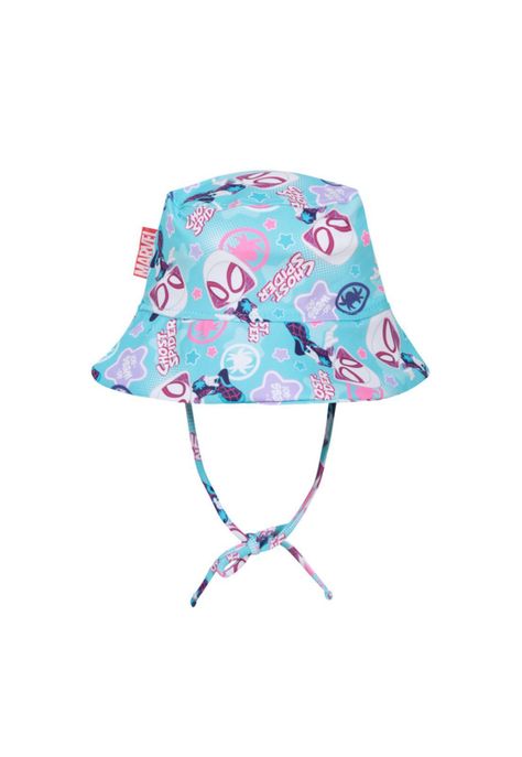 Gorro Bebe Niña UV 50 Disney Spidey Celeste-1