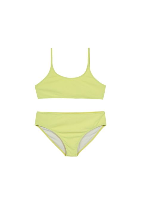 Teens Niña Bikini UV+30 Bretel Rib Amarillo-1