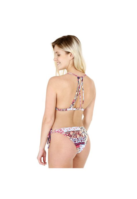 Traje de Baño Bikini Mujer Amarras H2O Wear Turquesa-1