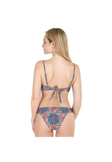 Traje de Baño Bikini Copa para Mujer Turquesa-1