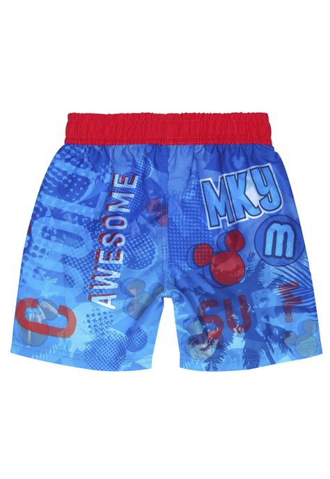 Traje de Baño Bebe Niño Short Disney Mickey Rojo-1