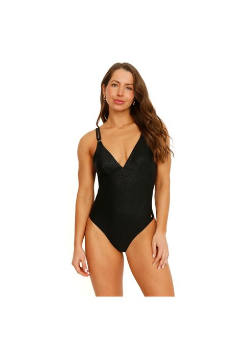 Traje de Baño Mujer Entero Brenda Negro H2O Wear-0