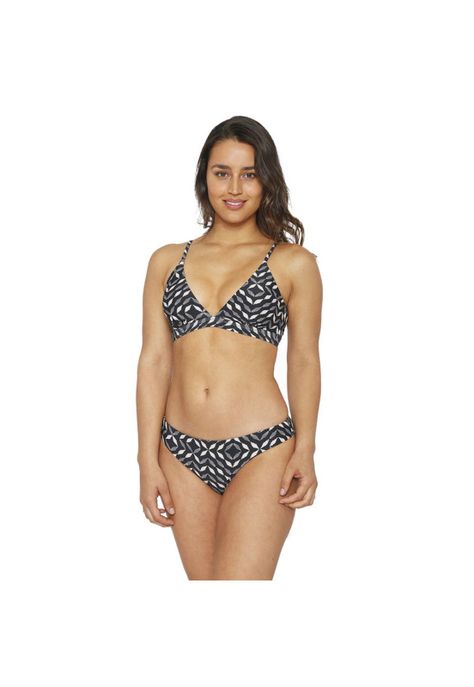 Traje de Baño Bikini Mujer H2O Wear Triangulo Banda Gris Oscuro-5