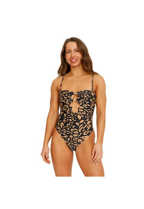 Traje de Baño Mujer Entero Naomi Animal H2O Wear-0