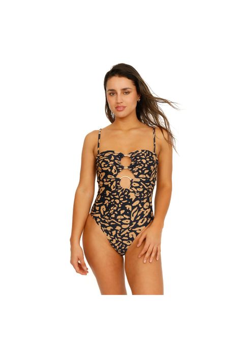 Traje de Baño Mujer Entero Naomi Animal H2O Wear-3