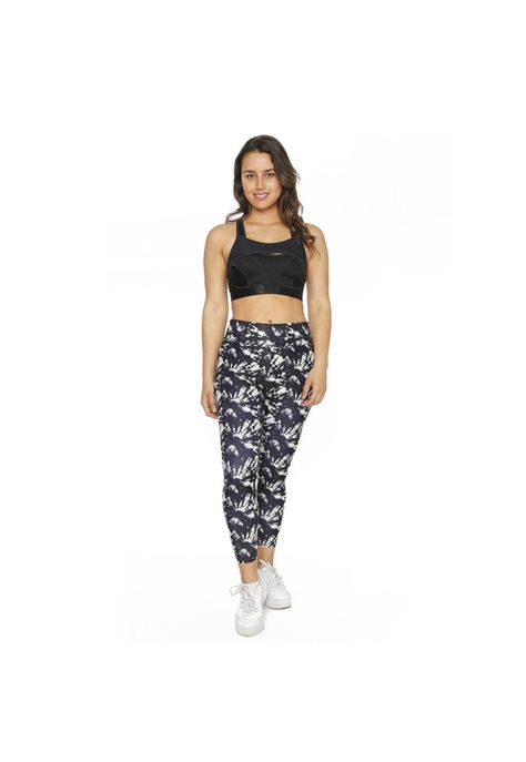Mujer Calza Legging Con Pretina  H2O Wear Tie Dye Gris-2