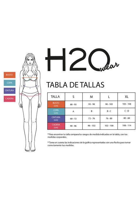 Traje de Baño Calzón Mujer H2O Wear Naranjo-2