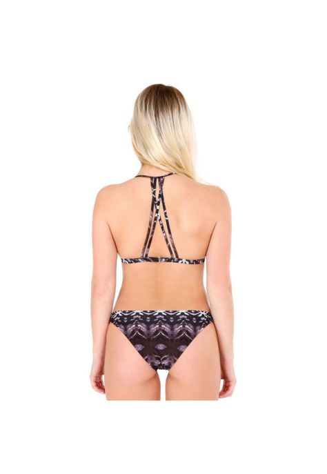 Traje de Baño Bikini Triangulo para Mujer Gris-1