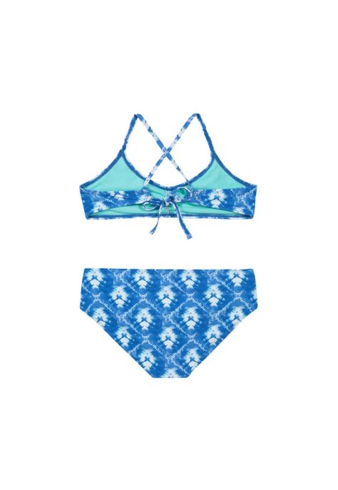 Teens Niña Bikini H2O Wear UV+30 Bretel Tie Dye Azul-1