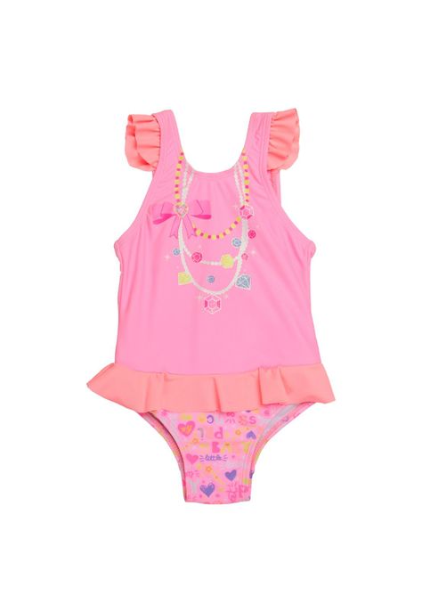 Traje de Baño Bebe Niña UV 30 H2O Wear Rosado-0