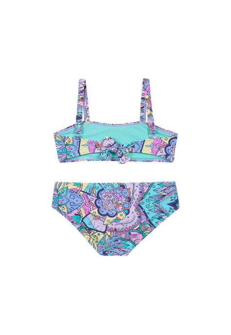Teens Niña Bikini UV+30 Recto Amarra Mandala Lila-1