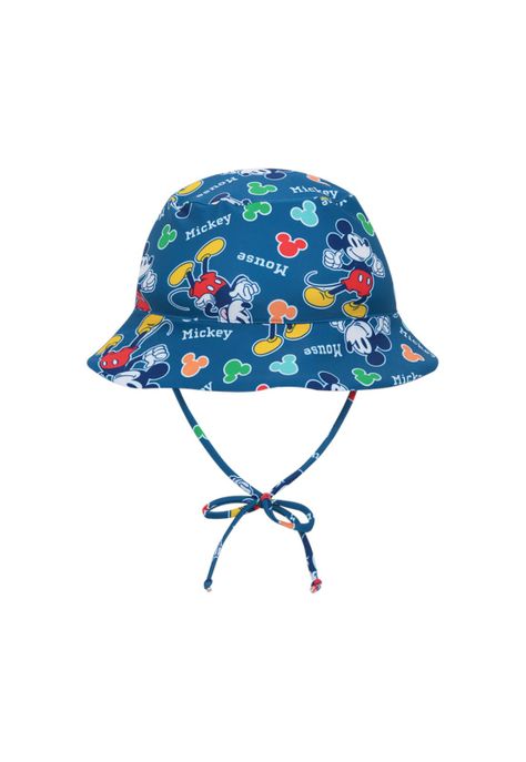 Gorro Bebe Niño UV50+ Disney Mickey Azul-0