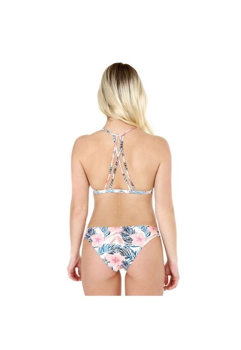 Traje de Baño Bikini Triangulo para Mujer Rosa-1