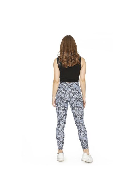 Mujer Calza Legging Con Pretina  H2O Wear Pithon Celeste-1