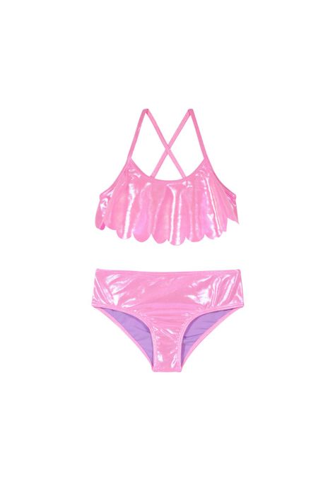 Traje de Baño Niña Bikini UV30+ H2O Wear Morado-0
