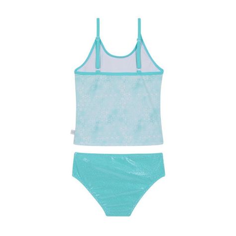 Traje de Baño Niña Tankini Disney Frozen Verde C/Vuelos-2