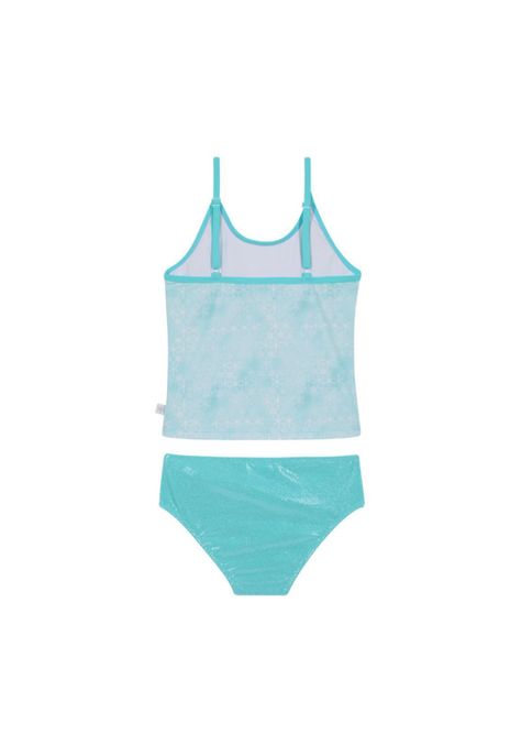 Traje de Baño Niña Tankini Disney Frozen Verde C/Vuelos-1