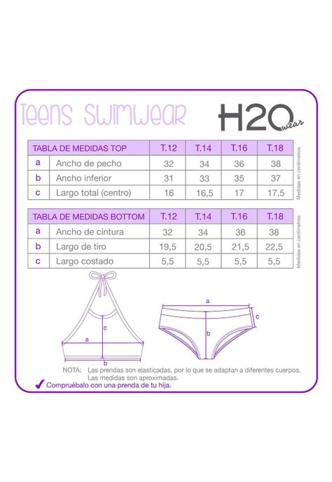 Teens Niña Bikini UV+30 High Neck Estampado Coral-2