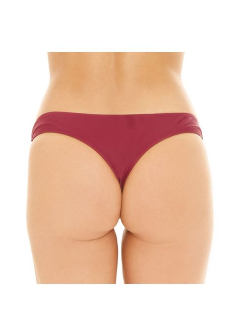 Mujer Calzón Culot Clásico H2O Wear Burdeo-2