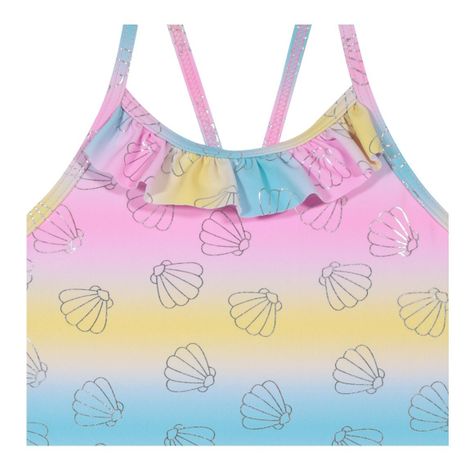 Traje de Baño Niña Entero UV30+ H2O Wear Turquesa-3