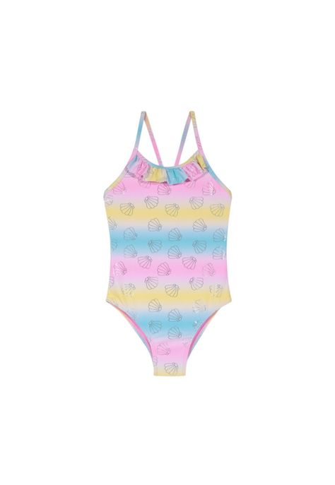 Traje de Baño Niña Entero UV30+ H2O Wear Turquesa-1