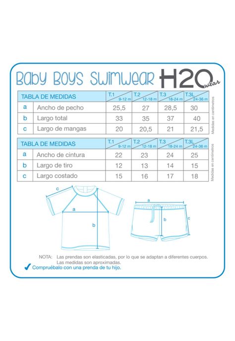Traje de Baño Bebe Niño Set UV50+ Mickey Disney-2