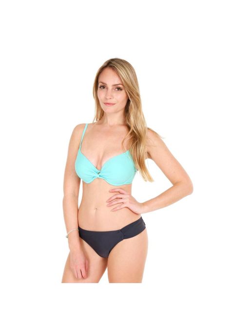 Traje de Baño Bikini Copa para Mujer Verde-0