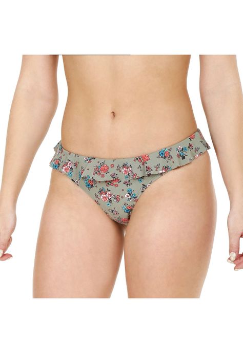 Traje de Baño Calzon Vuelos Mujer H2O Wear Verde-0