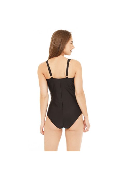 Traje de Baño Entero Mujer Control Hebilla H2O Wear Turquesa-1