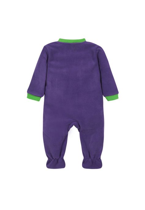 Pijama Bebé Niño Polar Entero Morado Marvel Hulk-1