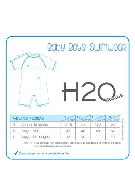 Traje de Baño Bebe Niño Body UV50+ Mickey Disney-2