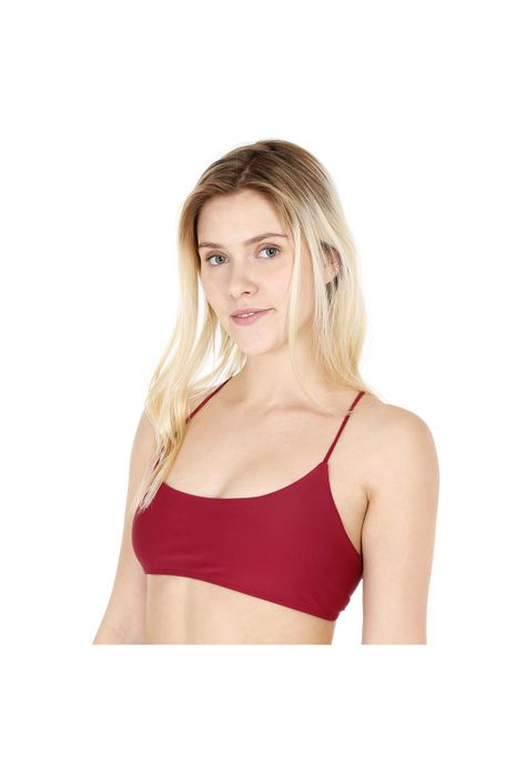Traje de Baño Top Bralette H2O Wear Burdeos-0