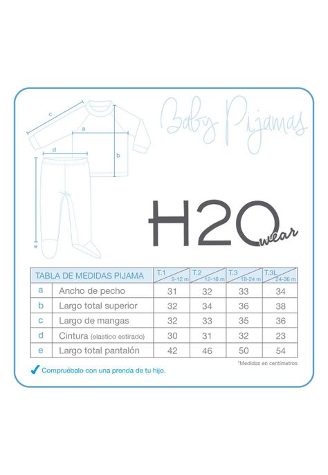 Bebé  Pijama Polar Sustentable Azul-2
