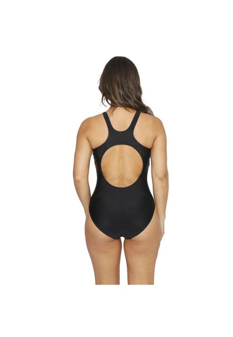 Traje de Baño Deportivo Mujer H2O Wear Negro Azabache-2
