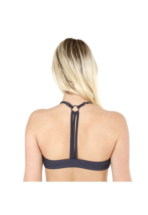 Traje de Baño Top Bralette Mujer H2O Wear Gris-1