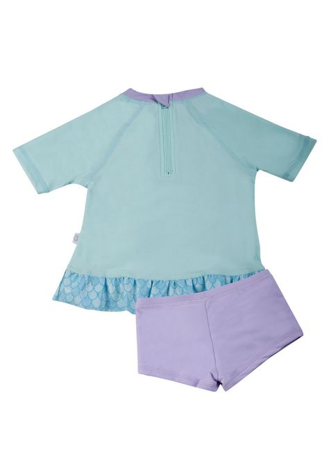 Traje de Baño Bebe Niña Set UV 50 Disney Ariel Turquesa-1