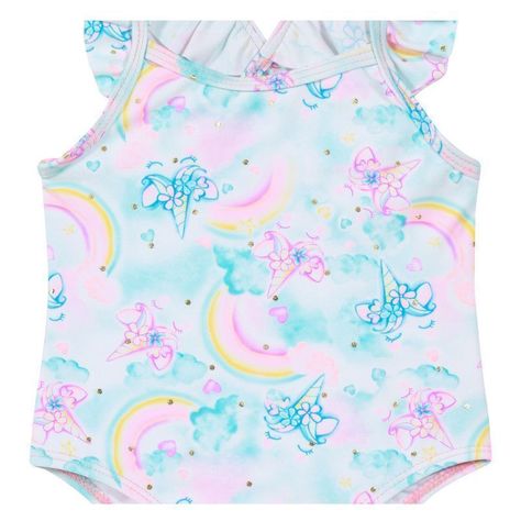 Traje de Baño Bebé UV+30 Vuelos Folia Blanco-3