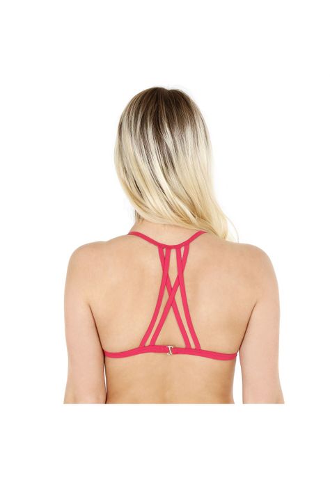 Traje de Baño Top Triángulo Mujer H2O Wear Burdeos-1