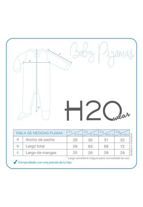 Pijama Bebé Niño Polar Go Camp Sustentable Ladrillo H2O-2