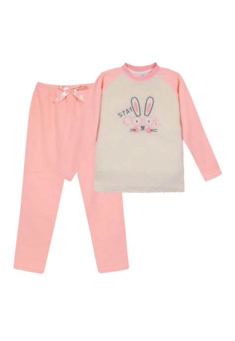 Pijama Niña Sherpa Polar H2O Wear Coral-0