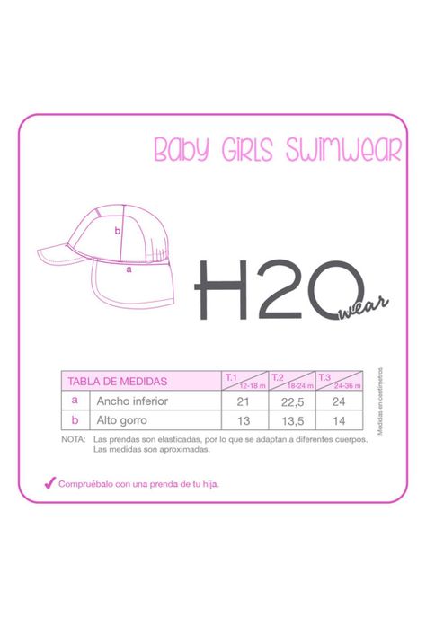 Jockey Bebe Niña UV30 H2O Wear Blanco-2