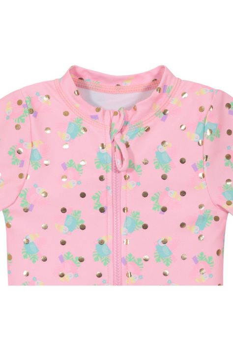 Traje de Baño Bebe Niña Manga Corta UV50+ H2O Wear-2