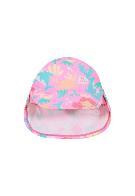 Jockey Bebe Niña UV50+ H2O Wear Rosado Estampado-0