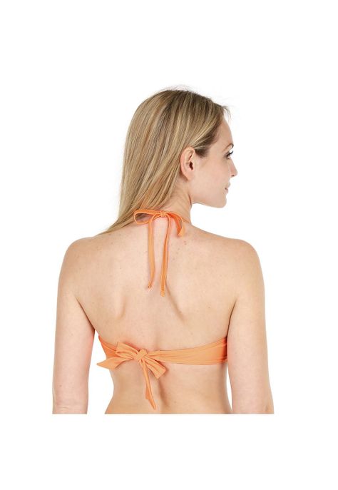 Traje de Baño Top Balcony Mujer H2O Wear Naranjo-1