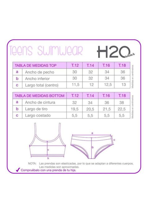 Teens Niña Bikini H2O Wear UV+30 Vuelos Flores Rosado-2