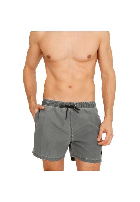 Traje de Baño Hombre Short Alabama Gris H2O Wear-0