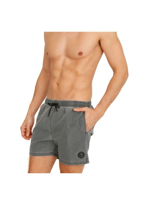 Traje de Baño Hombre Short Alabama Gris H2O Wear-3