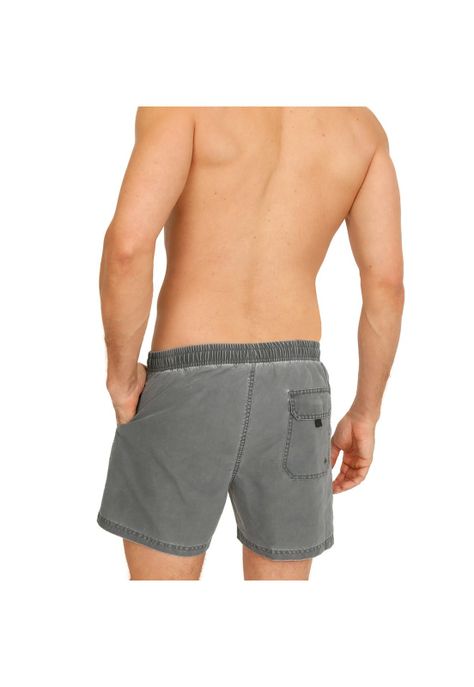 Traje de Baño Hombre Short Alabama Gris H2O Wear-4