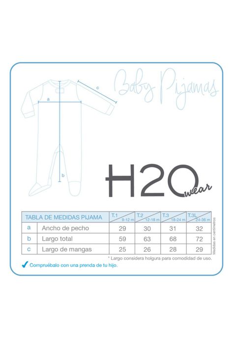 Bebe Pijama Space Explore 1Pz H2O Wear Azul-2